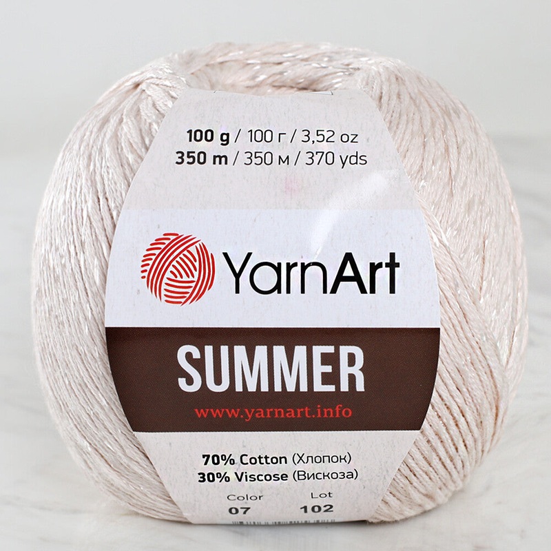 YarnArt Summer Yarn, Cream – 07