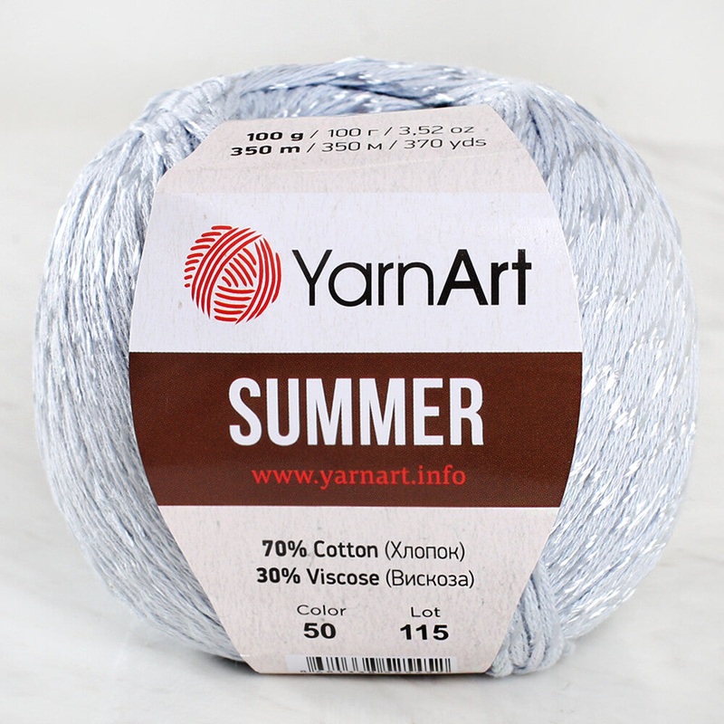 YarnArt Summer Yarn, Grey – 50