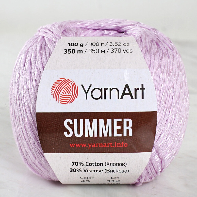 YarnArt Summer Yarn, Lilac – 43