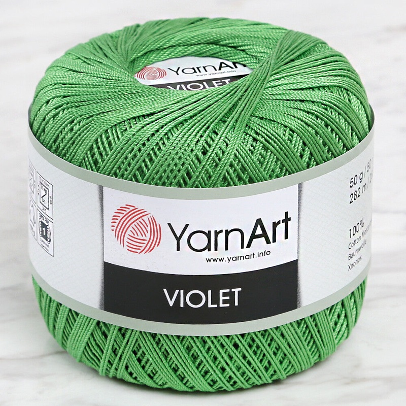YarnArt Violet Yarn, Green – 6332