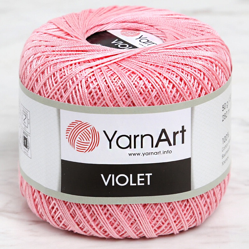 YarnArt Violet Yarn, Pink – 6313