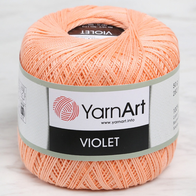 YarnArt Violet Yarn, Pinkish Orange – 6322