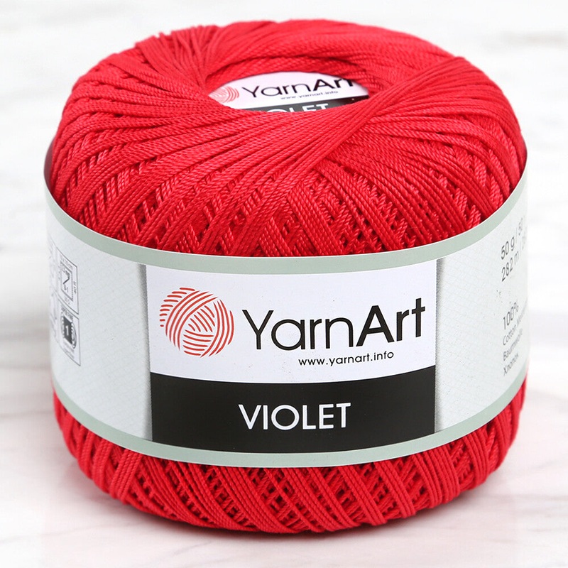 YarnArt Violet Yarn, Red – 6328