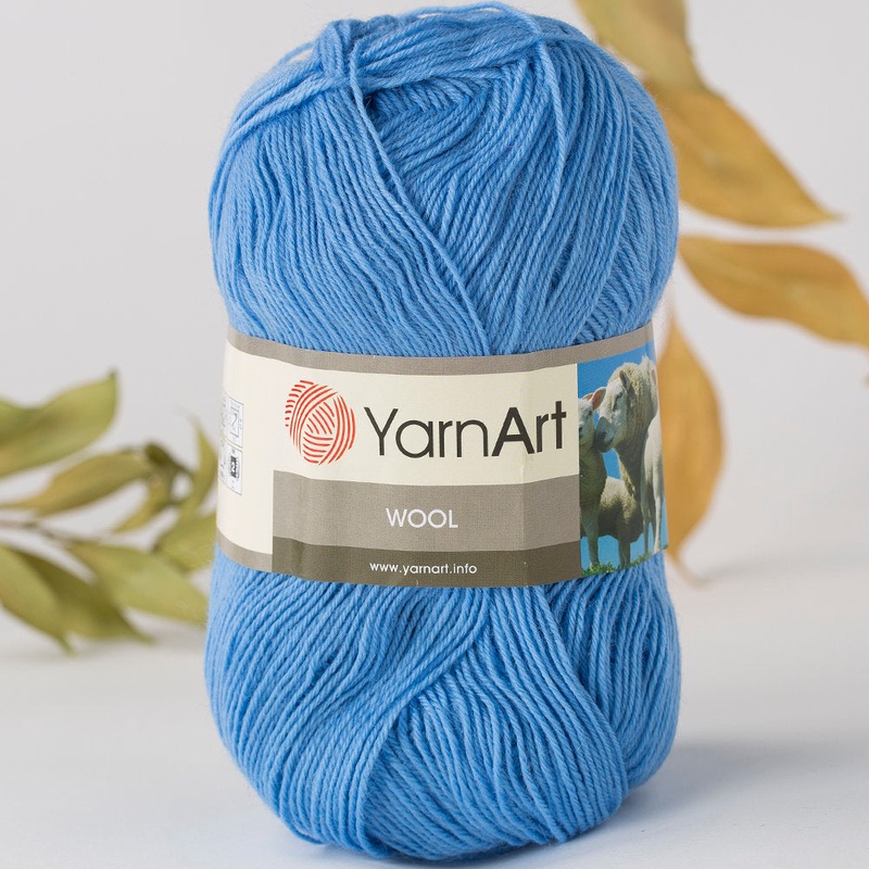 YarnArt Wool Yarn, Blue – 9638