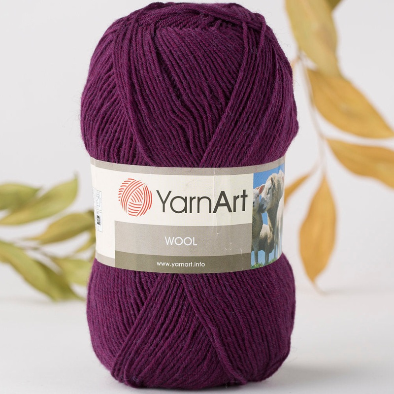 YarnArt Wool Yarn, Purple – 10094