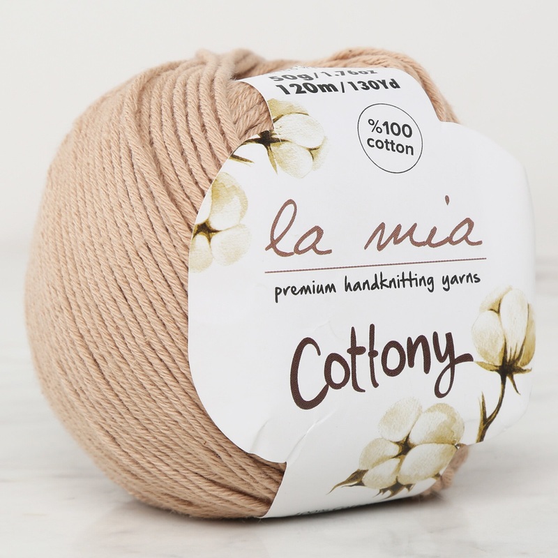 La Mia Cottony Baby Yarn, Beige – L004