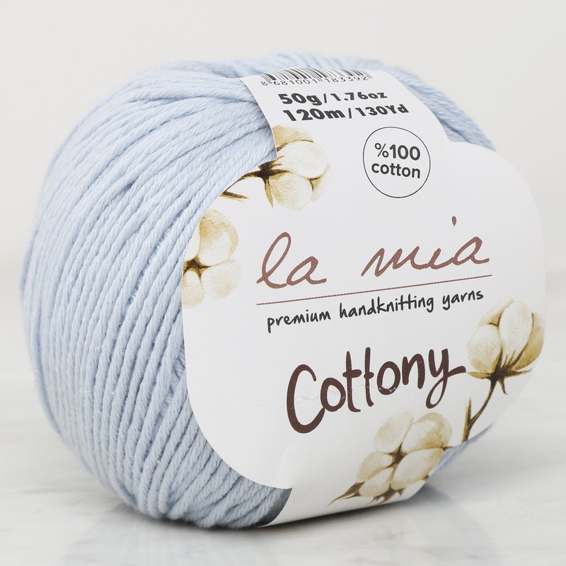 La Mia Cottony Baby Yarn, Blue – L014