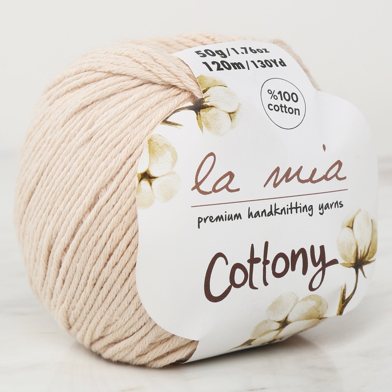 La Mia Cottony Baby Yarn, Cream – L002