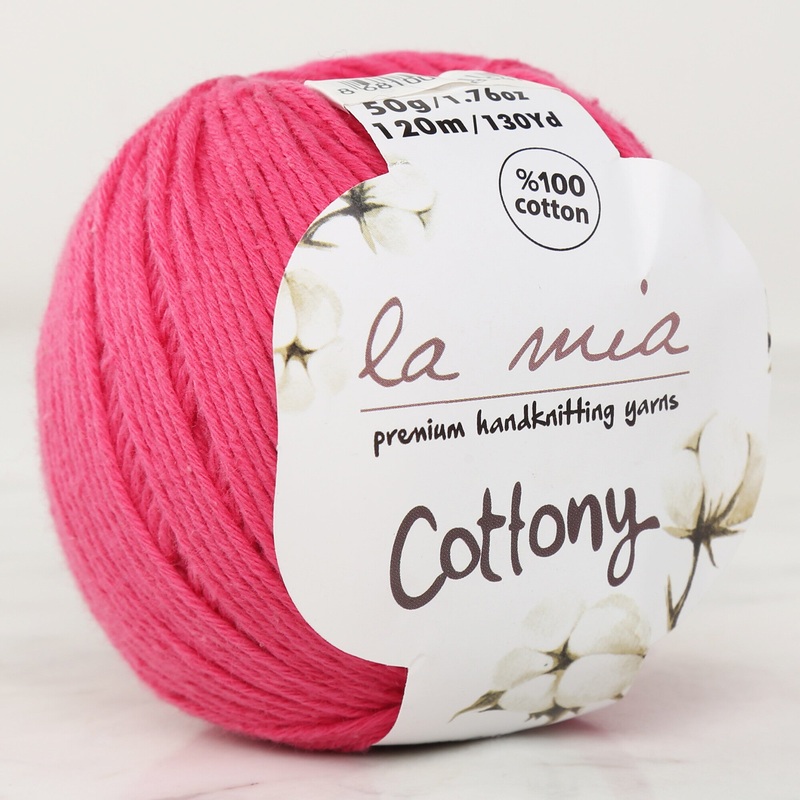 La Mia Cottony Baby Yarn, Fuchsia – L006