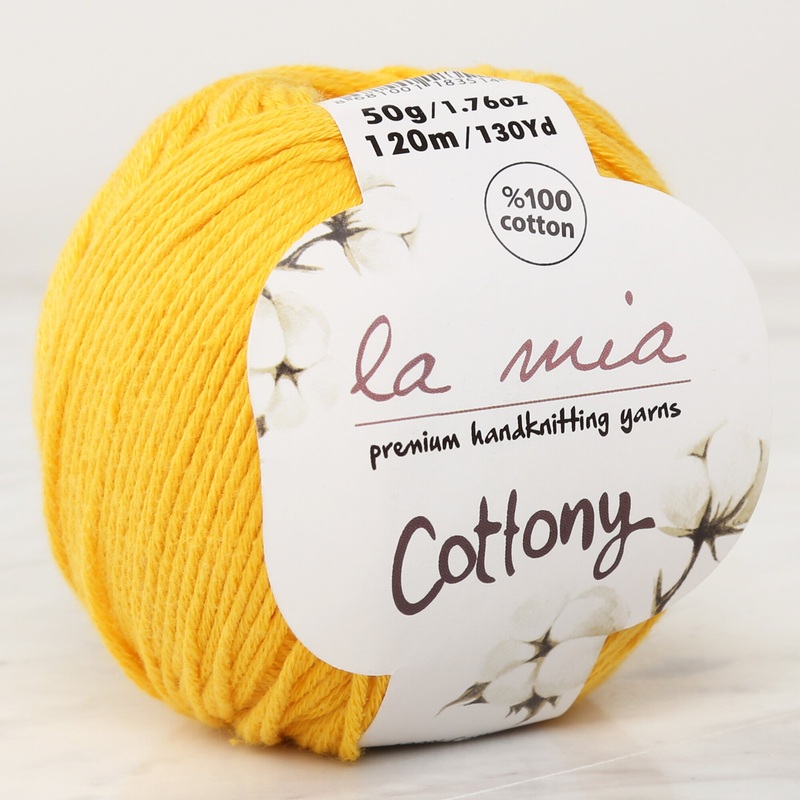 La Mia Cottony Baby Yarn, Mustard Yellow – L018