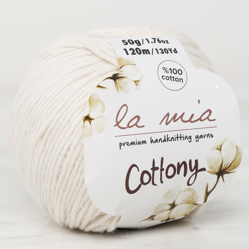 La Mia Cottony Baby Yarn, Off White – L003