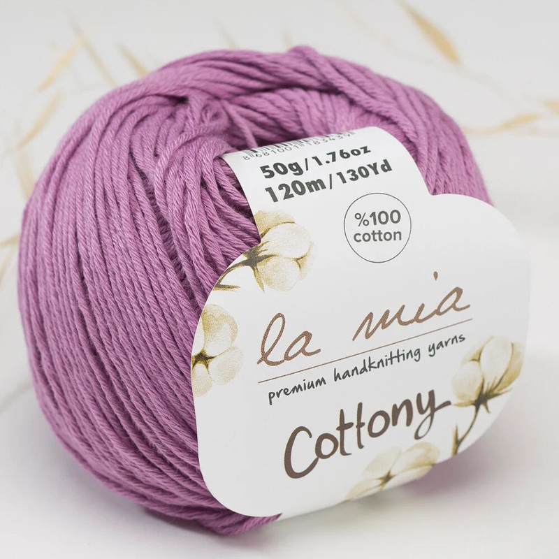 La Mia Cottony Baby Yarn, Purple – L010