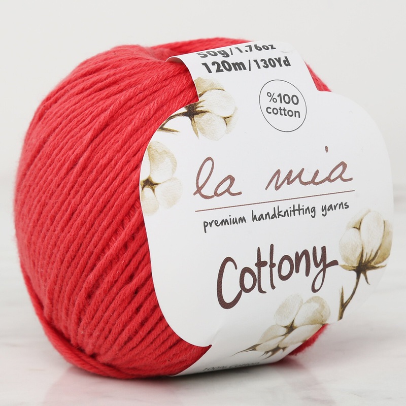 La Mia Cottony Baby Yarn, Red – L011