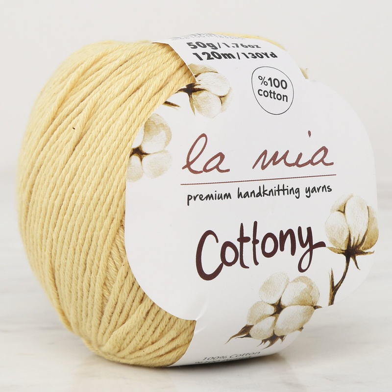 La Mia Cottony Baby Yarn, Yellow – L015
