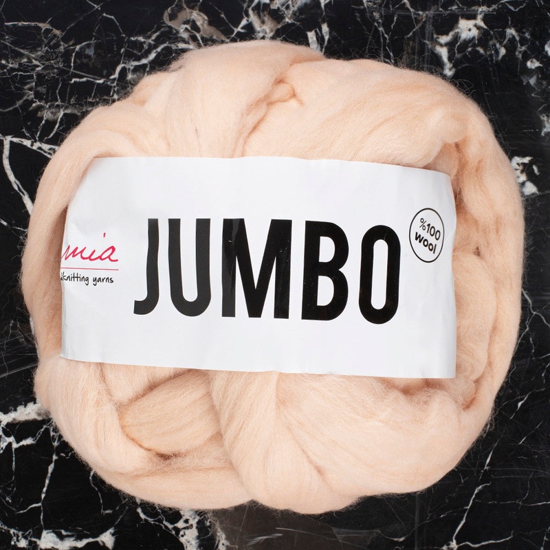La Mia  Jumbo Merino Wool, Beige – J2