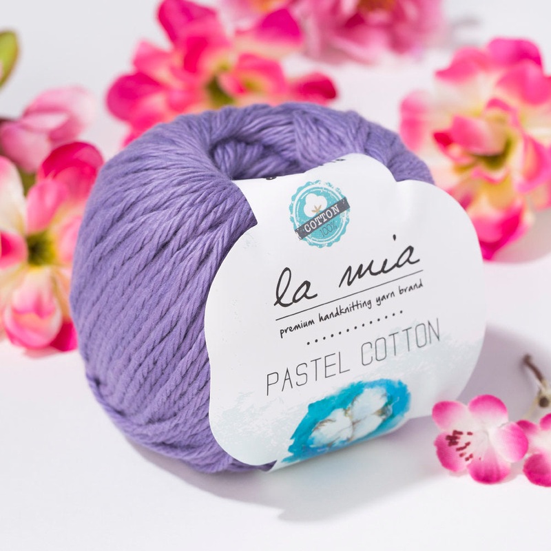 La Mia Pastel 100% Cotton Yarn, Lilac – L059