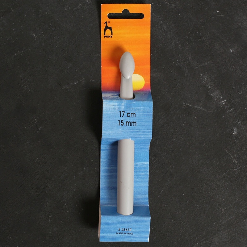 Pony 15 mm 17 cm ABS Tubular Crochet Hook – 45672
