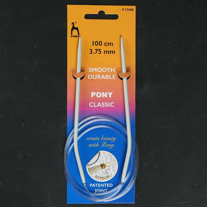 Pony 3.75 mm 100 cm Glydon Joint Aluminium Circular Needle – 52608