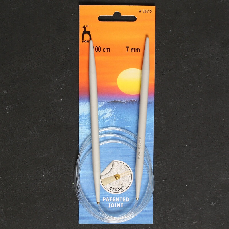 Pony 7 mm 100 cm Glydon Joint Aluminium Circular Needle – 52615