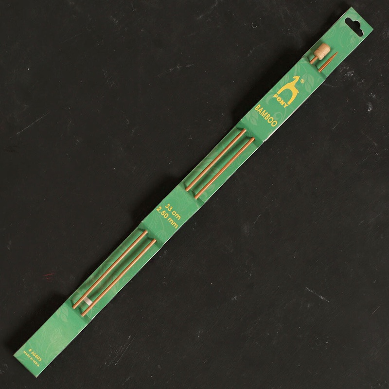 Pony Bamboo 2.5 mm 33 cm Bamboo Knitting Needles – 66803