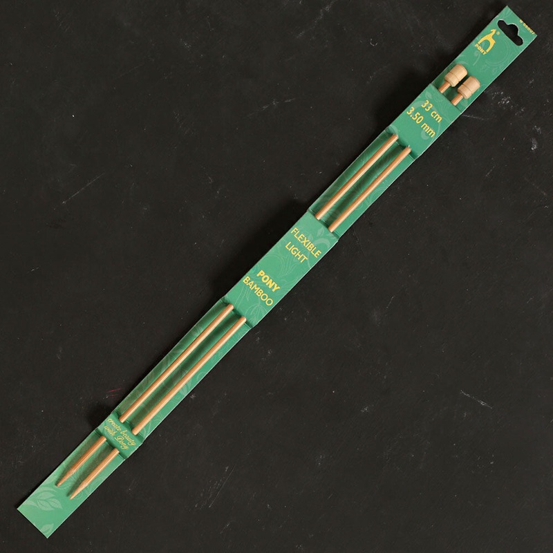 Pony Bamboo 3.5 mm 33 cm Bamboo Knitting Needles – 66807