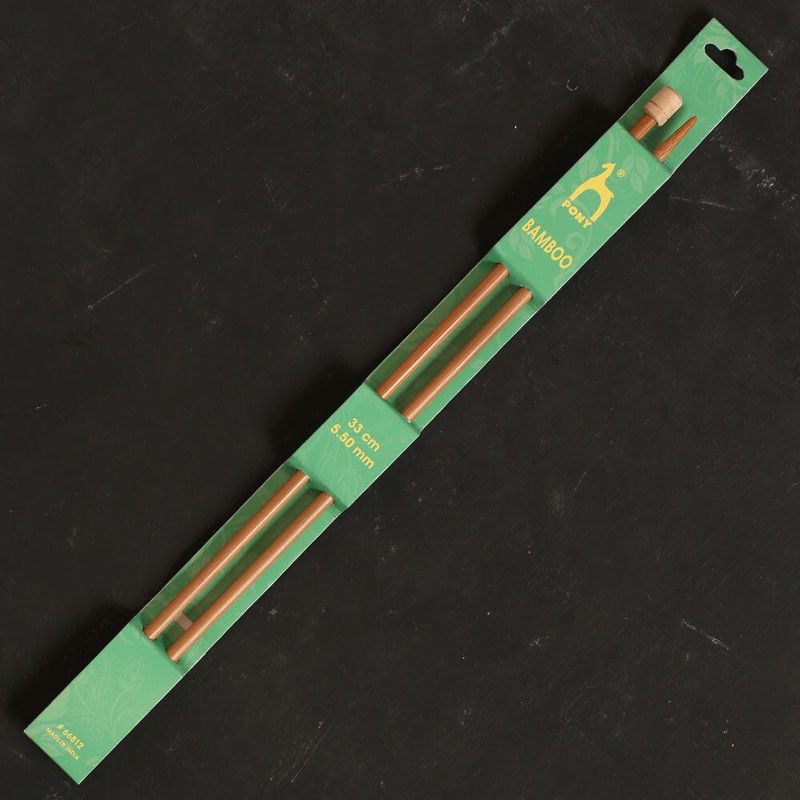 Pony Bamboo 5.5 mm 33 cm Bamboo Knitting Needles – 66812
