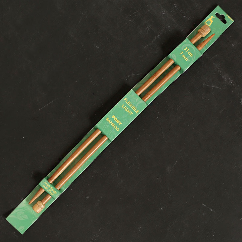 Pony Bamboo 7 mm 33 cm Bamboo Knitting Needles – 66815