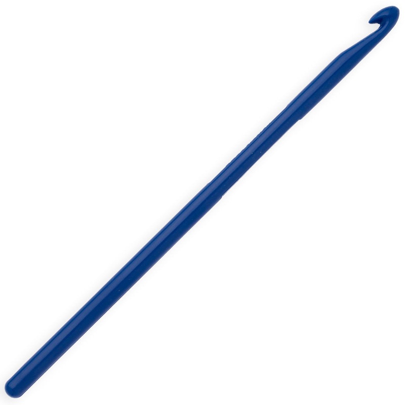Pony Colour 5.5 mm 15 cm Plastic Crochet Hook, Reflex Blue – 44362
