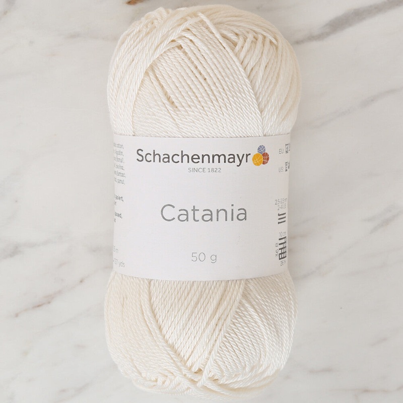 Schachenmayr Catania 50g Yarn, Light Cream – 9801210-00105
