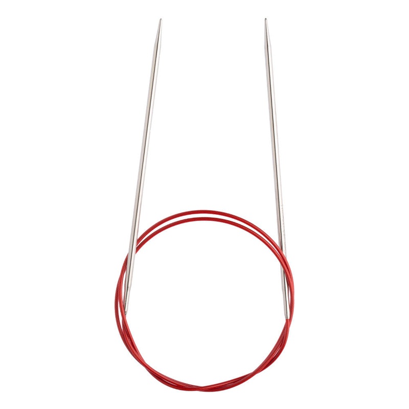 ChiaoGoo Red Lace 2.00 mm 80 cm Stainless Steel Circular Needle – 7032-0
