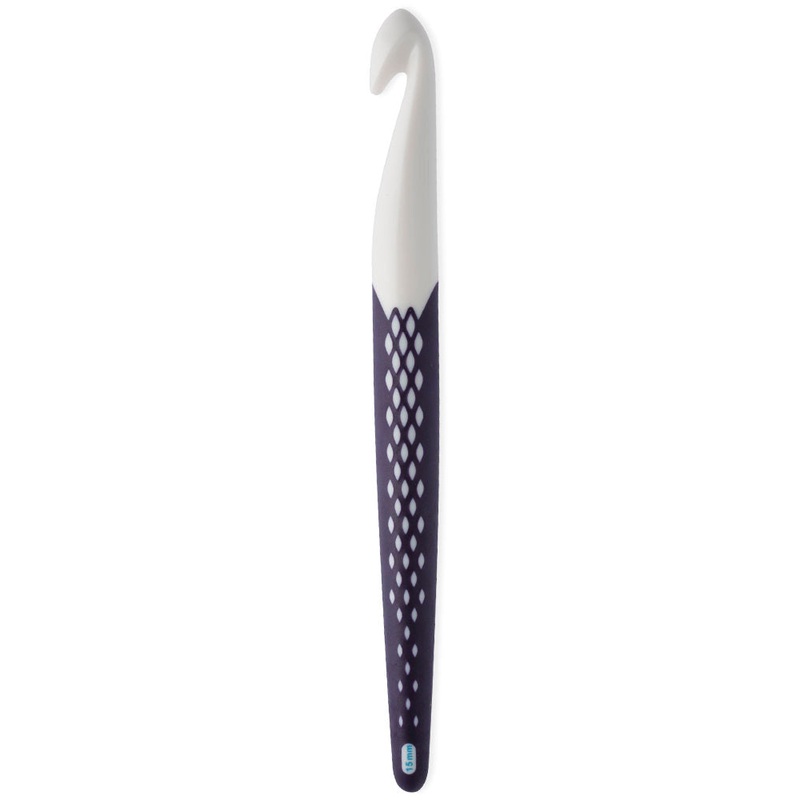 PRYM Ergonomics 15 mm 18.5 cm Soft Handle Crochet Hook – 218494