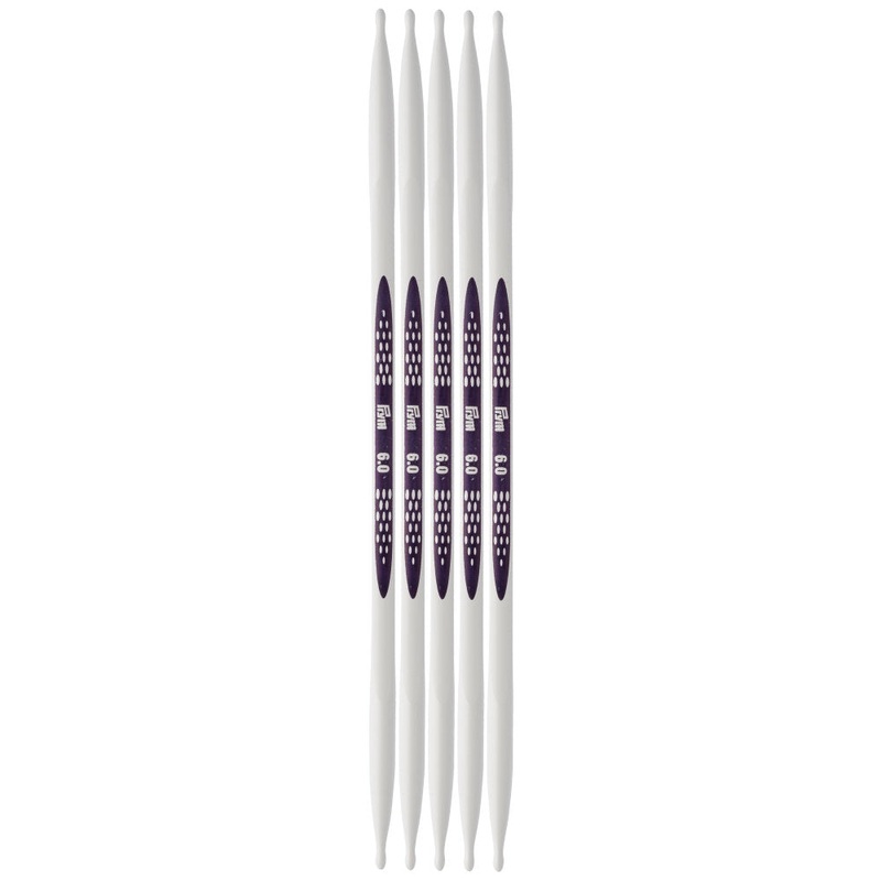 PRYM Ergonomics 6 mm 20 cm Double Pointed Knitting Needle, Set of 5 – 194208