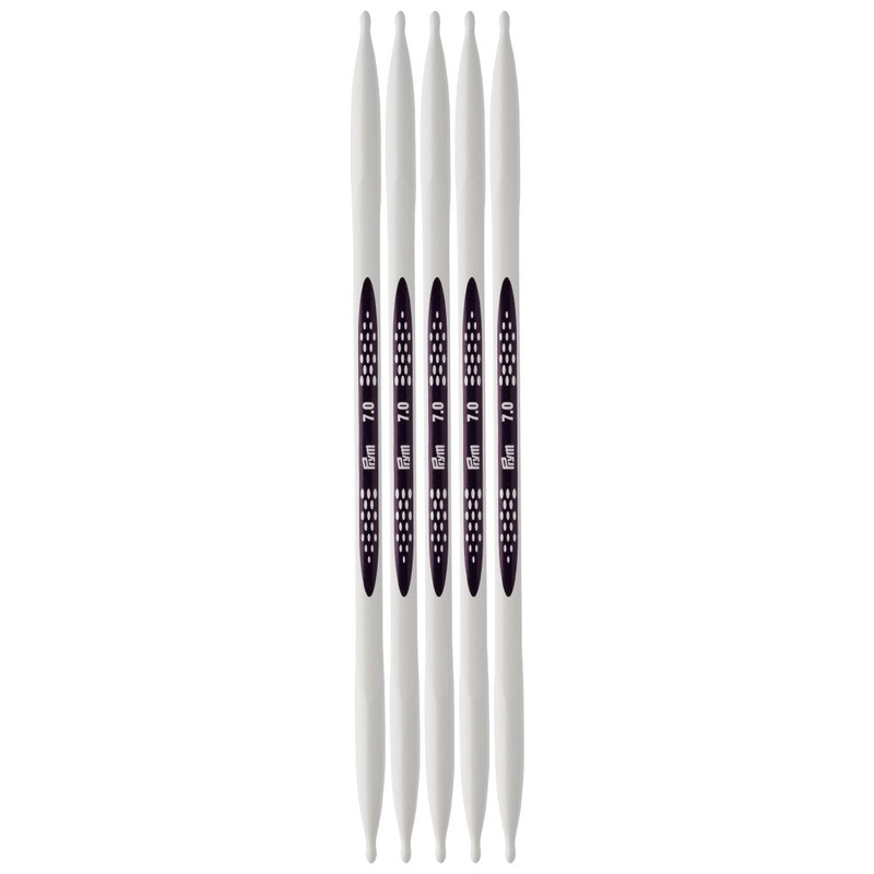PRYM Ergonomics 7 mm 20 cm Double Pointed Knitting Needle, Set of 5 – 194209