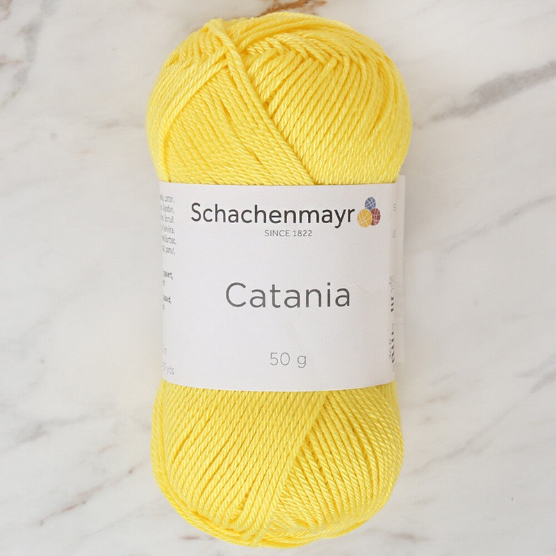 Schachenmayr Catania 50g Yarn, Yellow – 9801210-00280
