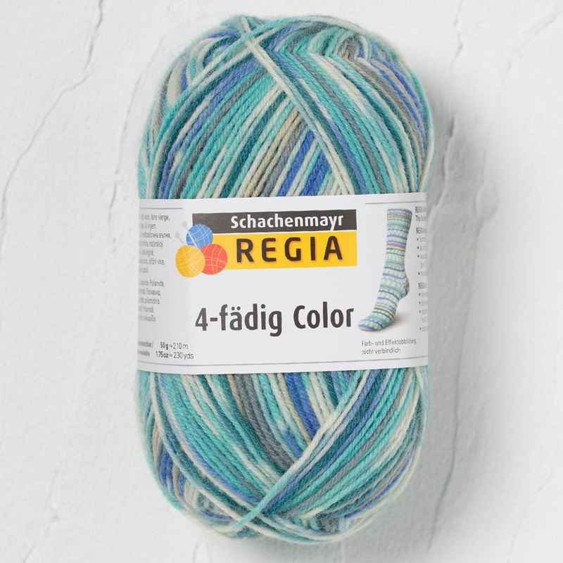 Schachenmayr Regia 4-Ply 50gr Color Sock Yarn, Multi Blue – 9801281-07202