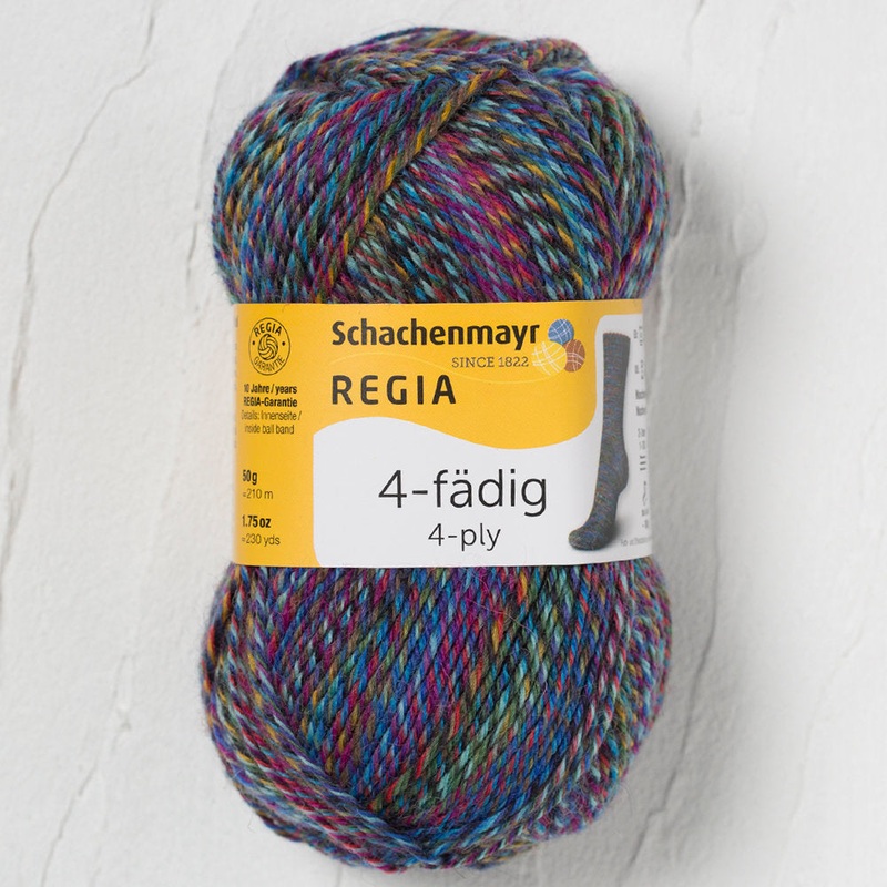 Schachenmayr  Regia 4-Ply 50gr Color Sock Yarn, Multi-colors – 9801281-04067