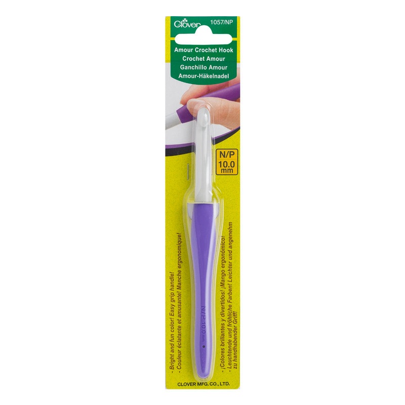 Clover Amour 10 mm Crochet Hook, Purple – 1057