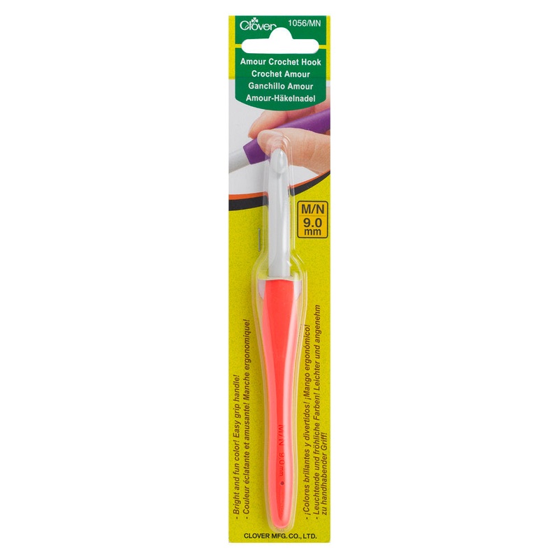 Clover Amour 9 mm Crochet Hook, Orange – 1056