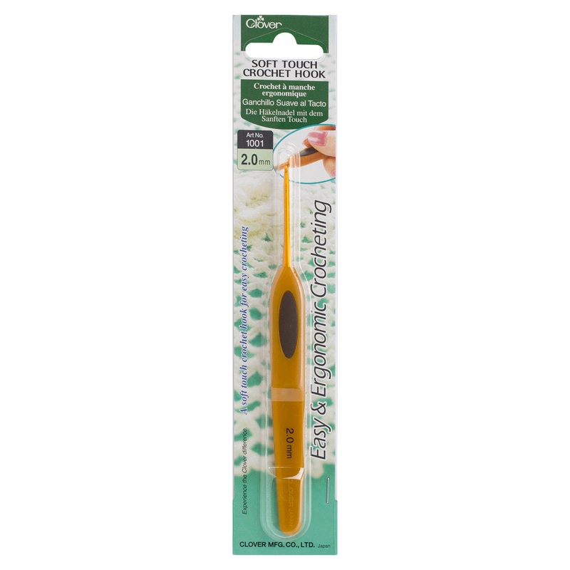 Clover Soft Touch 2.00 mm Ergonomic Crochet Hook – 1001