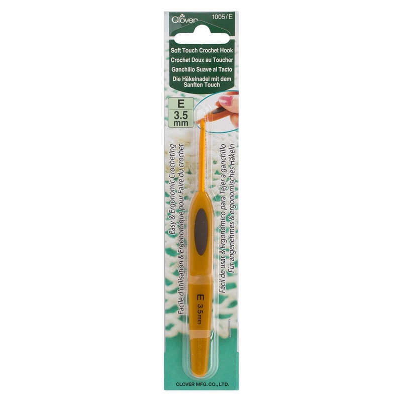 Clover Soft Touch 3.50 mm Ergonomic Crochet Hook – 1005