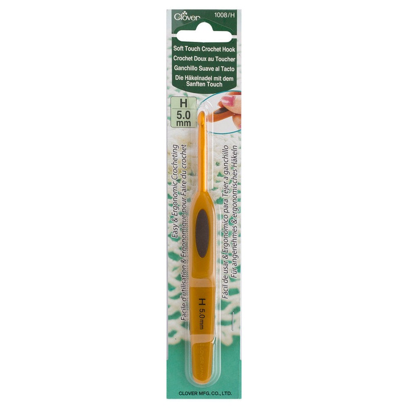 Clover Soft Touch 5.00 mm Ergonomic Crochet Hook – 1008