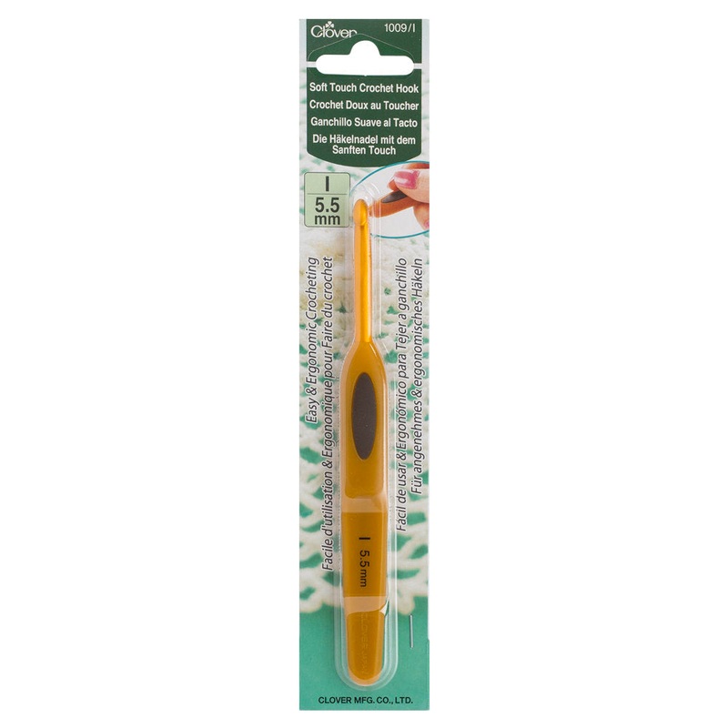 Clover Soft Touch 5.50 mm Ergonomic Crochet Hook – 1009