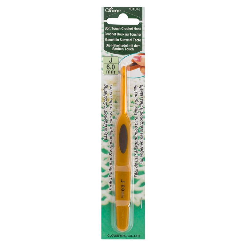 Clover Soft Touch 6.00 mm Ergonomic Crochet Hook – 1010