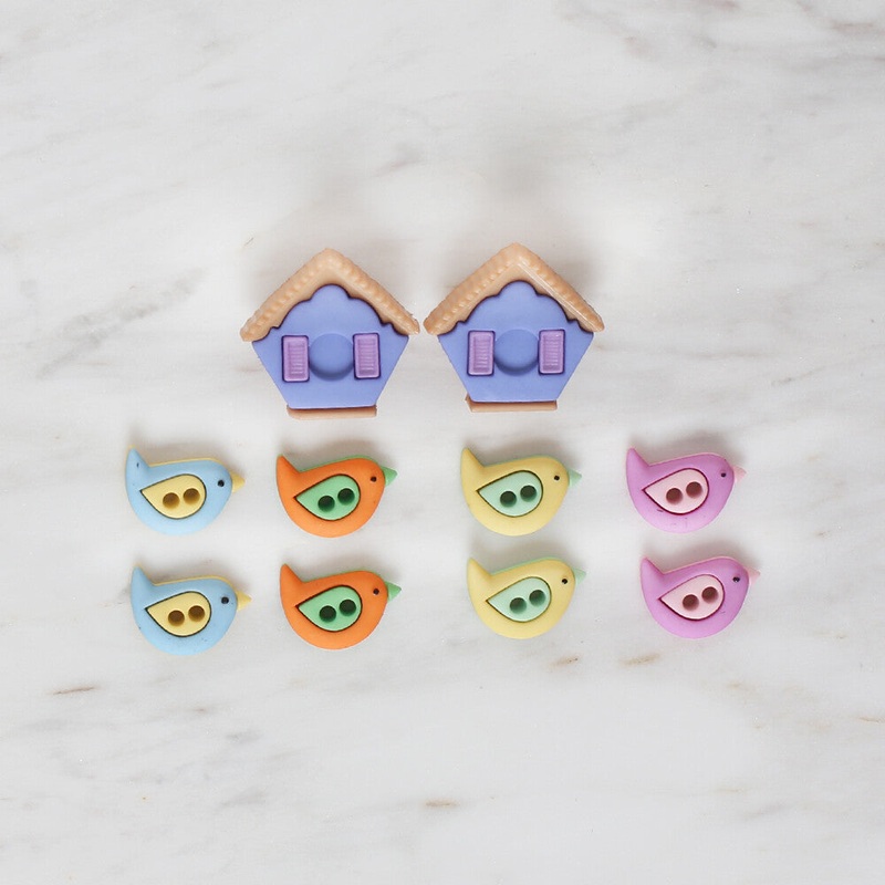 Dress It Up Creative Button Assortment, Bird Neighborhood – 9395