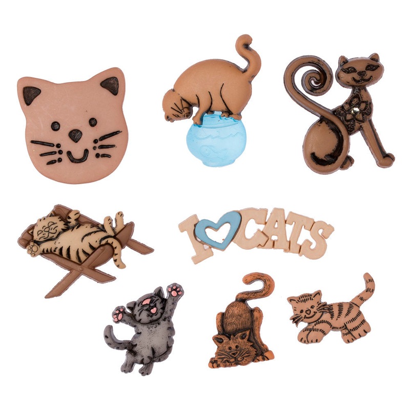Dress It Up Creative Button Assortment, Feline Fancy – 371