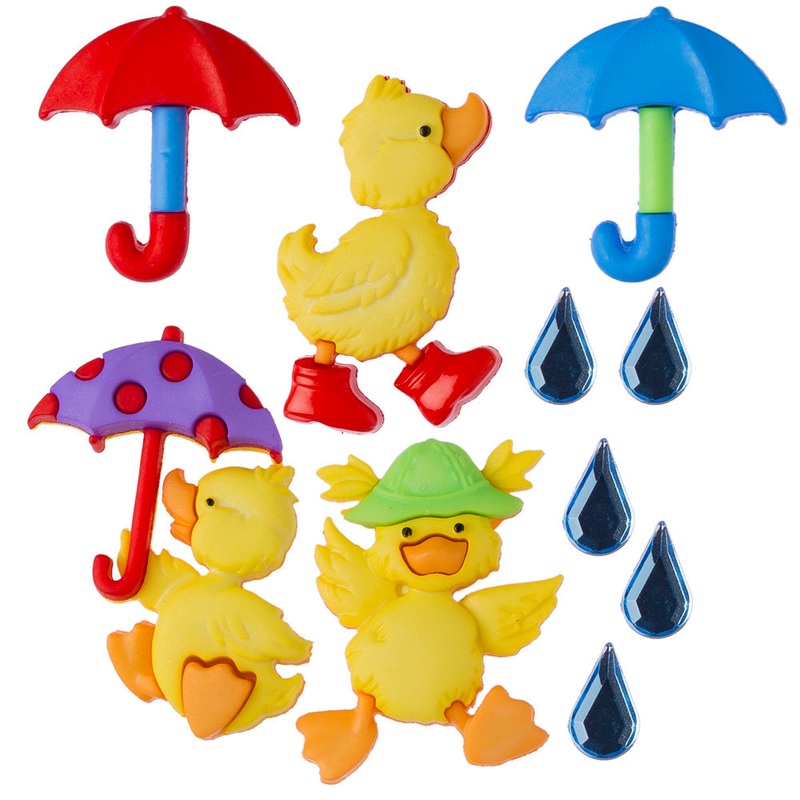 Dress It Up Creative Button Assortment, Puddle Jumpers – 8978