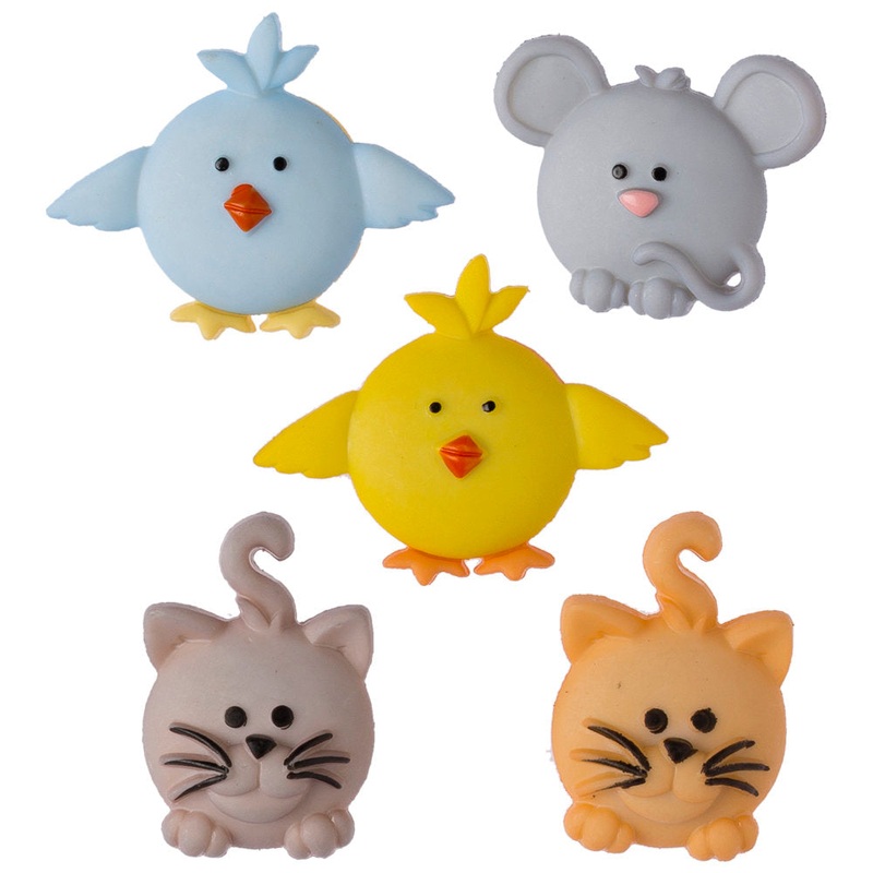 Dress It Up Creative Button Assortment, Pudgy Pets – 6557