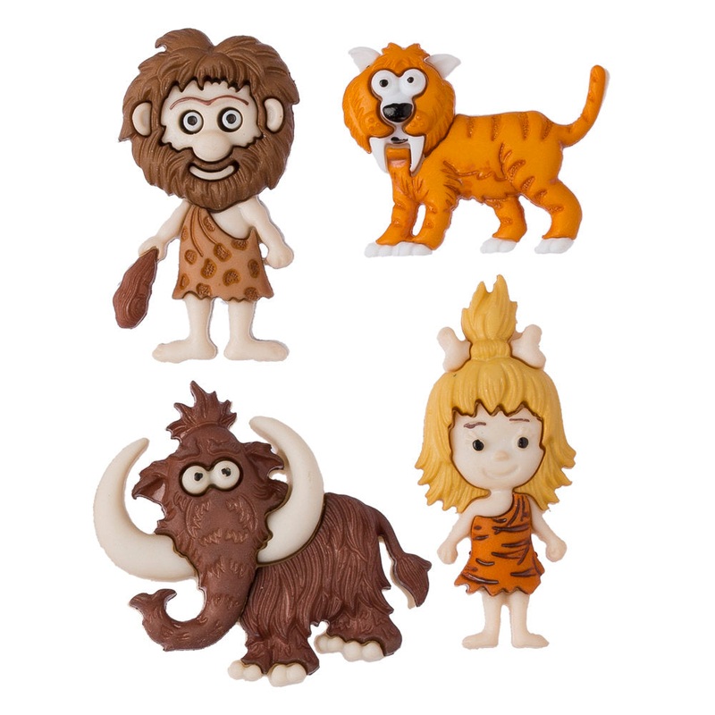 Dress It Up Creative Button Assortment, Stone Age – 8306