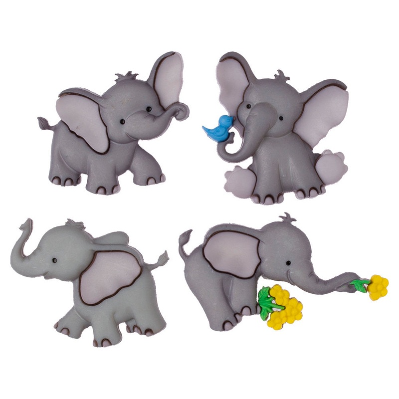 Dress It Up Creative Button Assortment, Tiny Trunks – 8976