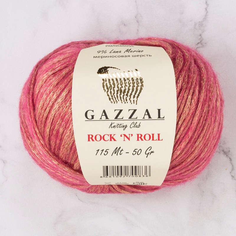 Gazzal Rock’N’Roll Yarn, Fuchsia – 13190